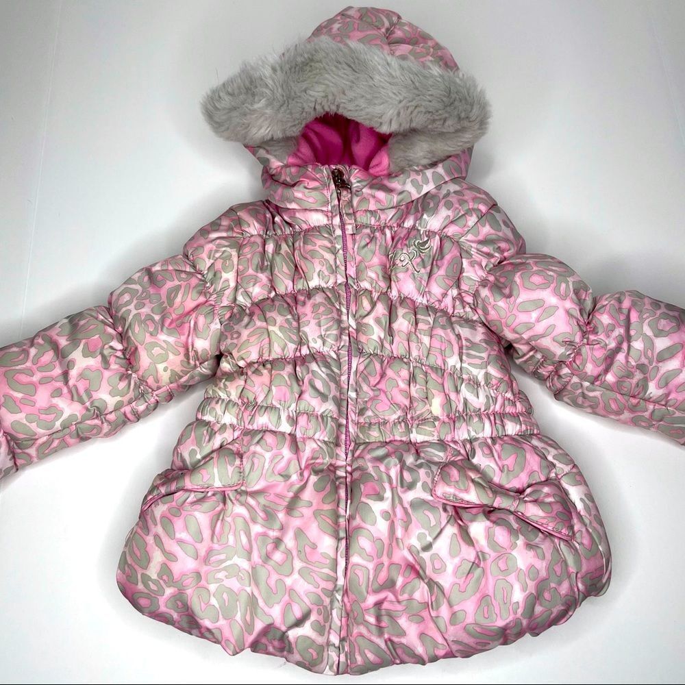 ZeroXposur Pink Animal Print Fleece Lined Jacket